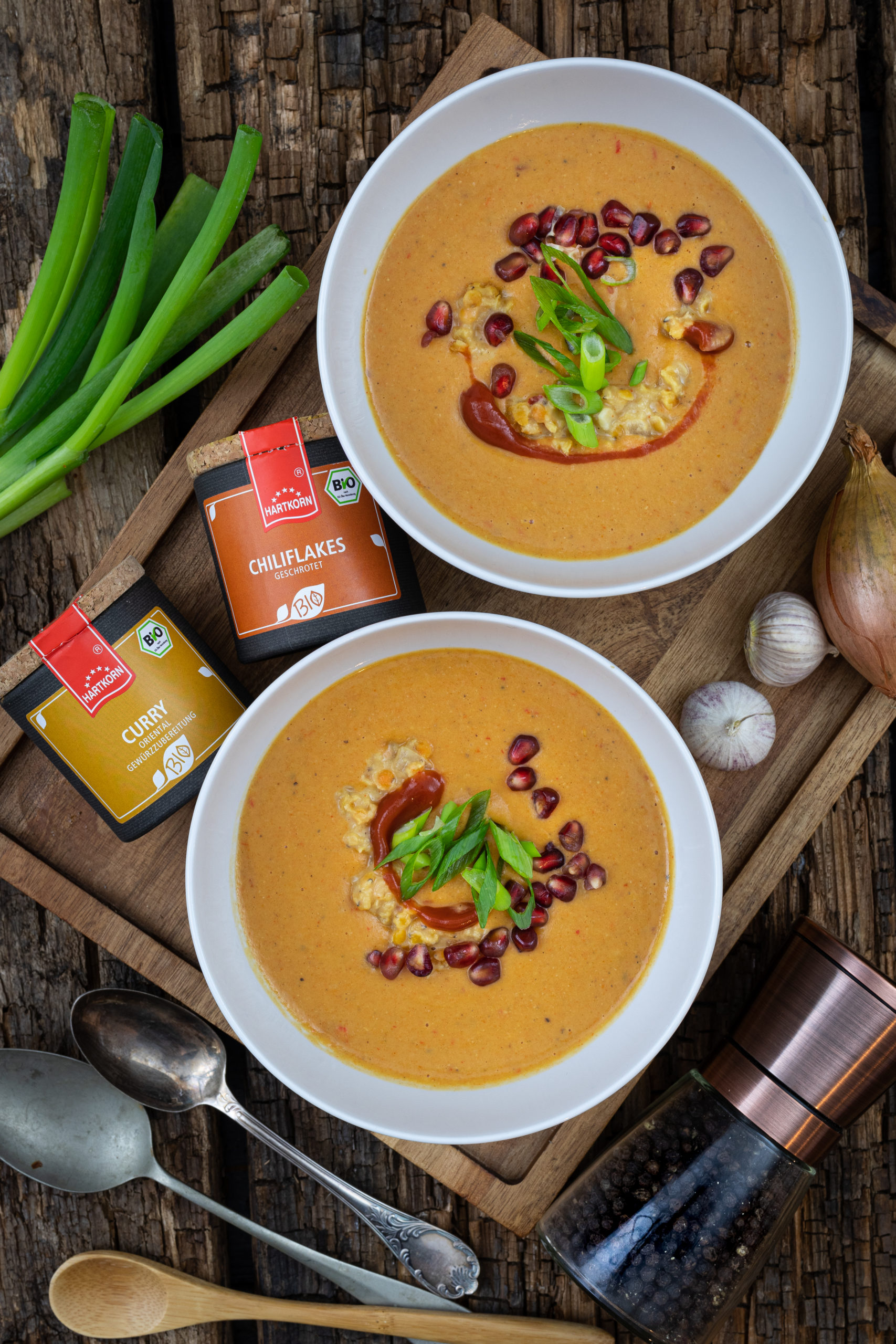 Curry-Linsen-Suppe mit Ingwer – Farbbechers Cuisine